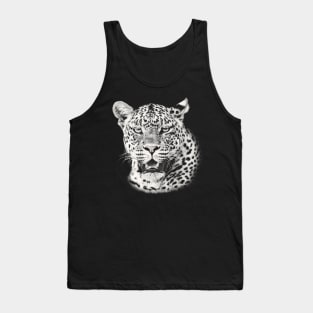 Leopard Portrait African Wildlife Tank Top